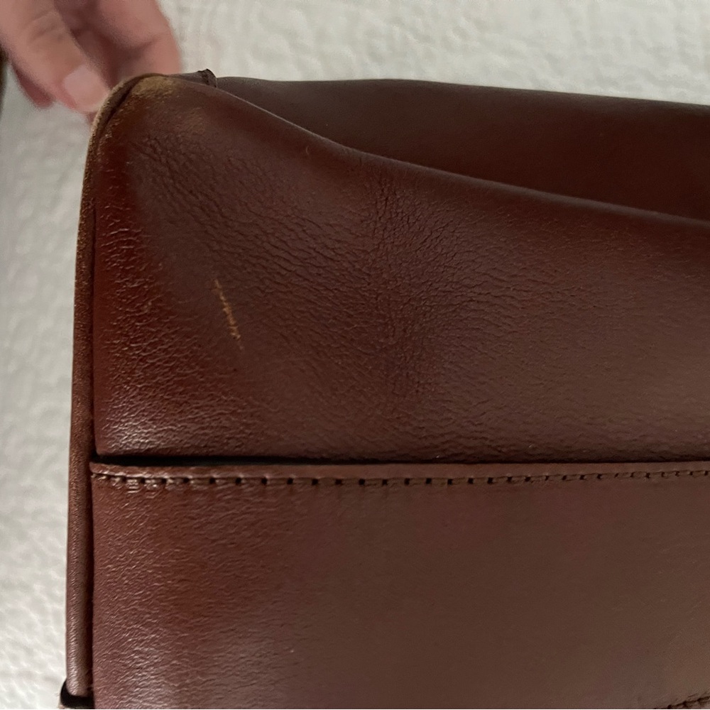 Tecovas Leather Tote Bag in Brown - Picture 2 of 7
